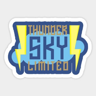 thunder sky Limited Sticker